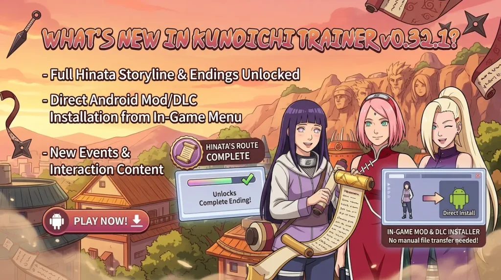 What's new in Kunoichi Trainer image
